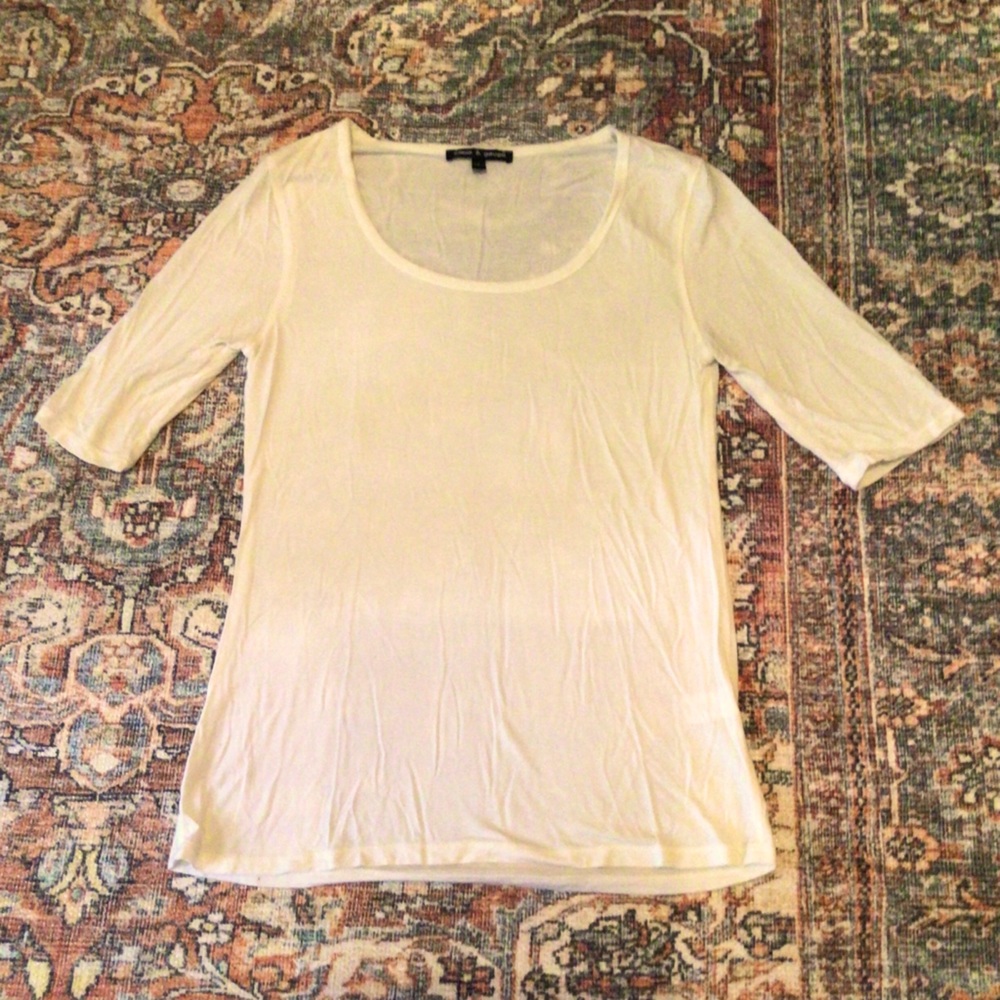 White lightweight top